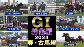 【JRA上半期GⅠを一気に振り返る】GⅠ総集編2024 春・古馬編  JRA公式 [upl. by Ennaisoj907]