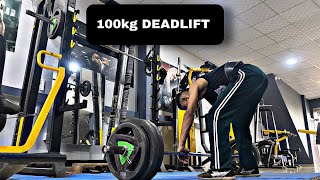 100kg DEADLIFT￼ [upl. by Georgeta]