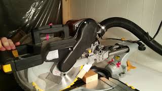 😅😅 Awesome DIY Dust Collector Attachment for Harbor Freight 12quot Miter Saw  Part 2 what worked 😃😃 [upl. by Jeannette]