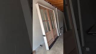 Door 72x80 Double Mahogany Door Tracy Flip Make A Front Door Stand Out Video 9 14 2022 [upl. by Jeconiah]