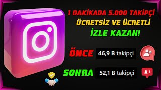 1 DAKİKADA 5000 İNSTAGRAM TAKİPÇİ HİLESİ  ÜCRETSİZ ŞİFRESİZ İNSTAGRAM TAKİPÇİ HİLESİ 2024 [upl. by Rori]