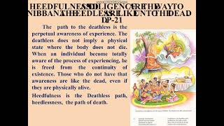 Dhammapada 21 in English PPT by DRoy [upl. by Eislel803]