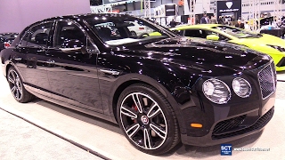 2017 Bentley Flying Spur V8 S Mulliner  Exterior and Interior Walkaround  2017 Chicago Auto Show [upl. by Matrona394]