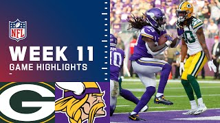 Packers vs Vikings Week 11 Highlights  NFL 2021 [upl. by Breed]