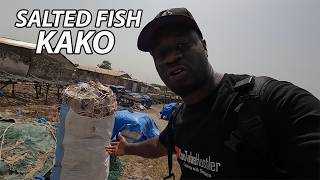 I travelled from Gambia to Senegal to see the process of Authentic salted Fish KAKO in GHANA [upl. by Eseer249]