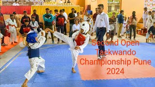 Second Open Taekwando Championship 2024  Pune Nigdi [upl. by Viafore]