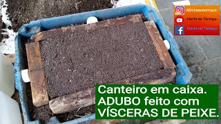 COMPOSTAGEM COM VÍSCERAS DE PESCADO [upl. by Anaert511]