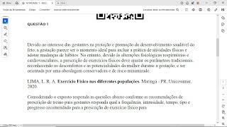 Devido ao interesse das gestantes na proteção e promoção do desenvolvimento saudável do feto a gest [upl. by Ingles]