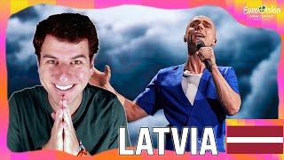 REACTION to LATVIA 🇱🇻 EUROVISION 2024  Dons  Hollow [upl. by Ahsienad]