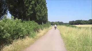 Wanderung von Gronau Westfalen Deutschland nach Losser den Lagerpfard entlang in der Niederlande [upl. by Susejedairam]