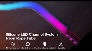 LED Neon Flex amp LED Strip Silicone Cover Flexible Bendable [upl. by Buffy]