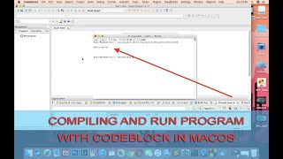 How to Install and Run Program CodeBlocks in Terminal Mac [upl. by Yrtnahc]