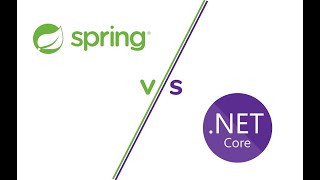 Asp net core vs Spring boot [upl. by Rodavlas]