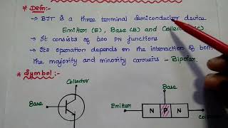 EDC  BJT in Tamil  Operation of NPN and PNP Transistors  EC3353  Bipolar Junction Transistor [upl. by Rie776]