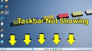 Taskbar Not Showing Windows 11  Windows 11 Taskbar Not Showing  Taskbar Not Working [upl. by Ohploda425]