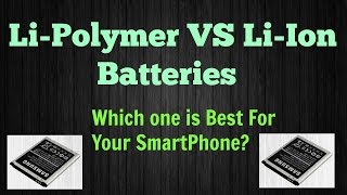 Difference between LiPolymer and Liion batteries LiPo VS Li Ion [upl. by Lashonda475]