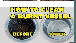 DIYhow to clean burn utensils cleaning [upl. by Aluor]