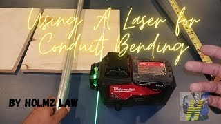 Conduit Bending  How to use a Laser correctly for conduit bending [upl. by Gertrudis630]