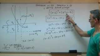 PARABOLA 02 SECUNDARIA 4ºESO matematicas conicas [upl. by Annohsal]