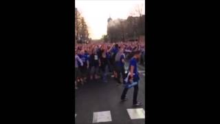 Real Madrid vs FC Schalke 04  18032014  Vor dem Spiel  Besten Fans S04 [upl. by Atiek]