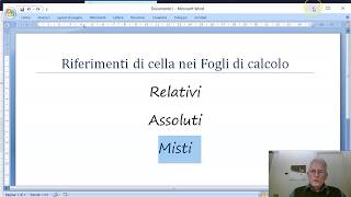 I Riferimenti di celle nei Fogli di calcolo [upl. by Newbold]