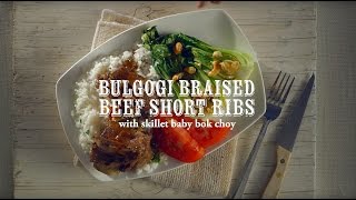 How to Make BulgogiStyle Braise Beef with Skillet Baby Bok Choy [upl. by Odinevneib]