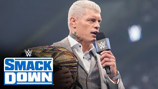 Cody Rhodes grants Solo Sikoa a SummerSlam match SmackDown highlights July 12 2024 [upl. by Ahsuat311]