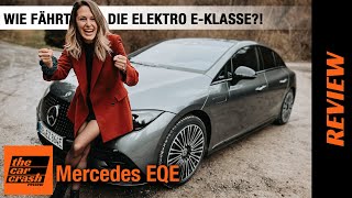 Mercedes EQE im Test 2022 Wie fährt sich die Elektro EKlasse Fahrbericht  Review  Reichweite [upl. by Joiner288]