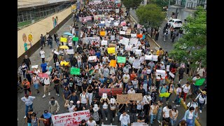 Más de 500 estudiantes de la UNAM exigen la expulsión de porros [upl. by Trudey]