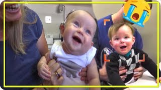 deaf people hearing for the first time baby  MANWomen TRY NOT TO CRY CHALLENGE [upl. by Sirdna]