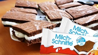 MILCHSCHNITTE selber machen  Schnell selbstgemachte MILCH SCHNITTE KK mit MaMo DIY Rezept 2016 [upl. by Atires809]