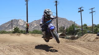 Yamaha PW50 Race Glen Helen Raceway 46 years old [upl. by Hizar]