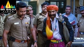 Singam Yamudu 2 Santhanam Comedy Scene at Police Station  Suriya Anushka  Sri Balaji Video [upl. by Wrench121]