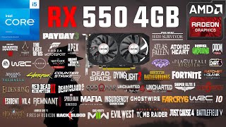 RX 550 4GB Test in 60 Games in 2023 [upl. by Ignazio579]