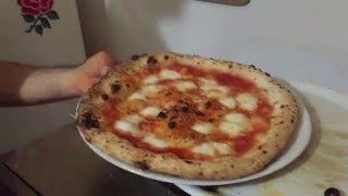 Pizza Napoletana Margherita con Lievito Madre cottura in F1 Modificato [upl. by Yolane]