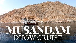 DHOW CRUISE IN DIBBA MUSANDAM  OMAN [upl. by Lakim]