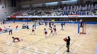 2023東北高校バレー女子準決勝 古川学園vs郡山女子大学附属 [upl. by Innoc]