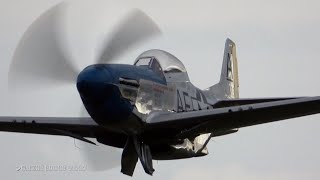 4Kᵁᴴᴰ P51D Mustang LOW LEVEL High Speed Passes  AWESOME SOUND [upl. by Ahsykal]