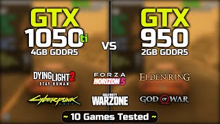 GTX 1050 Ti vs GTX 950  Test In 10 Games [upl. by Leigh]