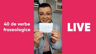 40 de verbe frazeologice  Lecția LIVE din 13 mai 2020 de pe Instagram ritaengleza [upl. by Waddington]