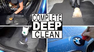 Deep Cleaning a Filthy BMW  The Detail Geek [upl. by Ahtnicaj]