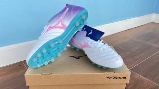 Mizuno Morelia Neo 3 Pro AG WhiteampPink [upl. by Ortrud667]