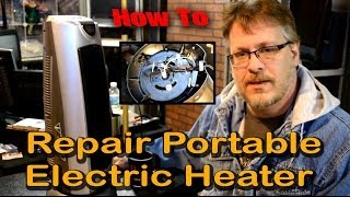 How to Repair a Portable Electric Space Heater [upl. by Cyd]