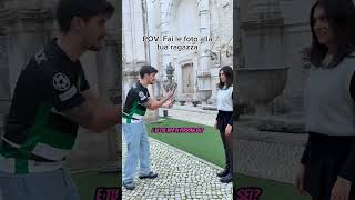 LUCA CAMPOLUNGHI E LE DIFFICILISSIME FOTO AD ALICE MUZZA tiktok perte webboh humor greenscreen [upl. by Doomham]