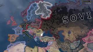 Germany Poland and Finland  Hoi4 Timelapse [upl. by Daffy]