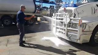 Nerta touchless truck wash [upl. by Hawker]