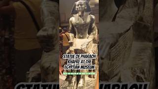 Statue of King Khafre pharaoh egyptianmuseum egypt kemet ancientegypt [upl. by Nyleuqcaj]