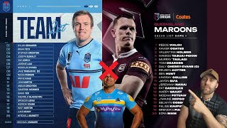 QLD Marrons Team List Breakdown  State Of Origin Game 1 🏉 [upl. by Llednar503]