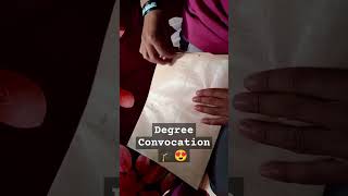 Degree Convocation Certificate 🎓😍 SPPU Degree Certificate 🤩 convocation degreecertificate [upl. by Sabella]