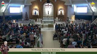 LIVE  November 04 2023  5 pm  Anticipated Mass  Thirtyfirst Sunday in Ordinary Time [upl. by Felton]